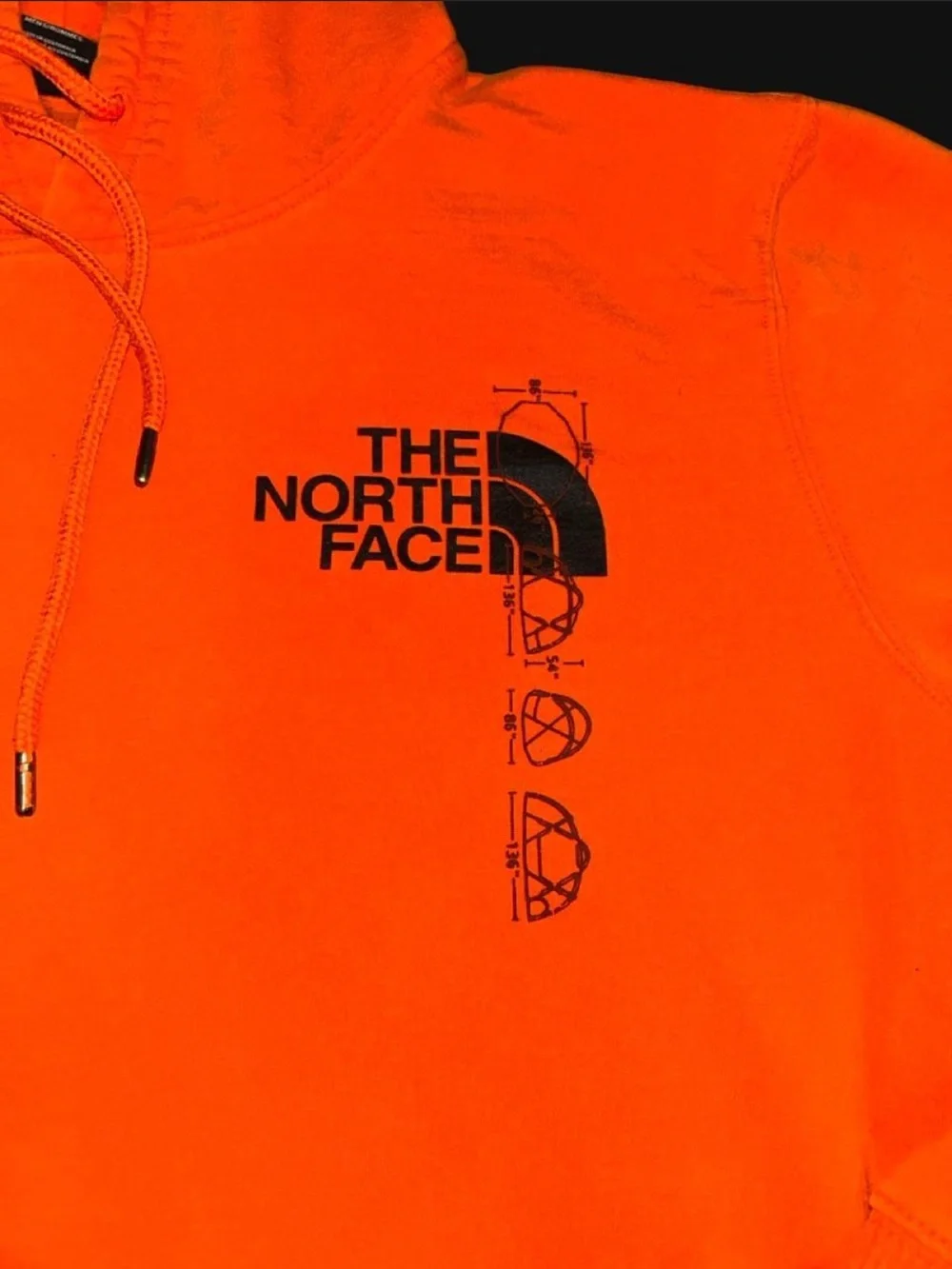 The North Face Orange Pullover Hoodie - Men's